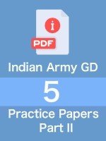 Indian army GD solved Hindi/English papers 5-II combo