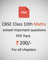 CBSE 10th Maths important questions with solution