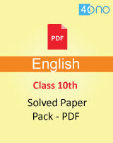 CBSE 10th English solved previous 5 year paper