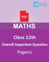 CBSE class 12 Maths Overall Important Question papers