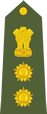 Indian army colonel shoulder patch