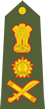 Indian army general shoulder patch