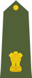 Indian army major shoulder patch