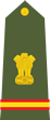 Indian army subedar major shoulder patch