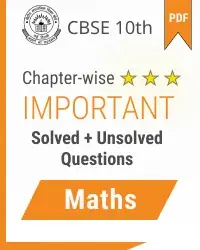 CBSE 10th Maths important questions with solution