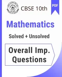 class 10 math overall important questions
